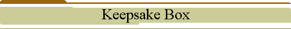 Keepsake Box