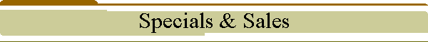 Specials & Sales